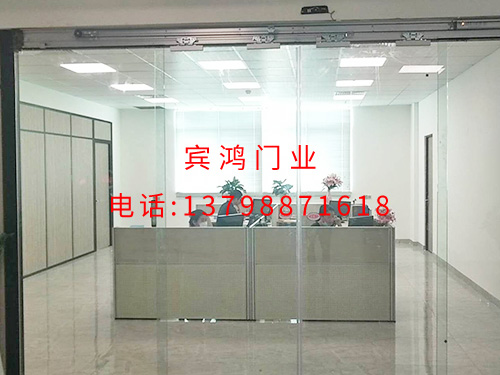 温塘锦隆印刷自动门案...